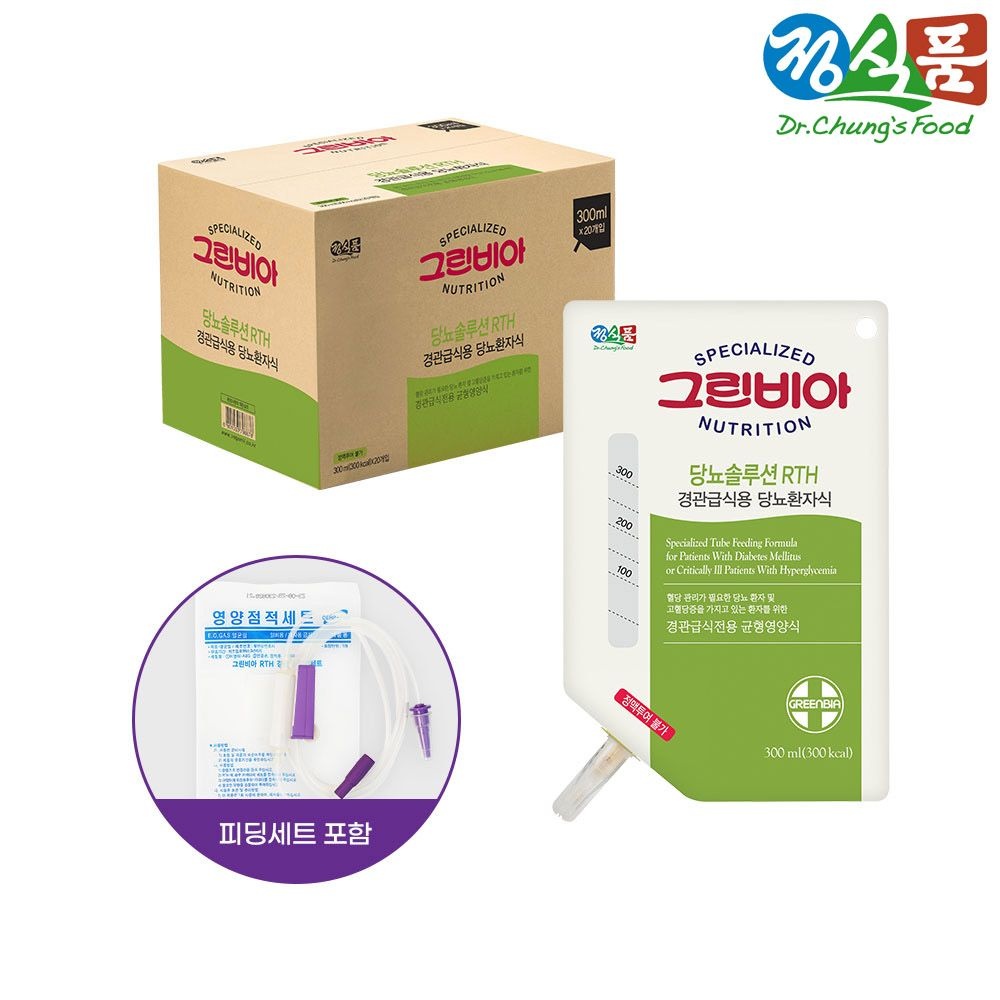 그린비아 (공식) 그린비아 당뇨솔루션 RTH 경관식 균형영양식 300mlx20포