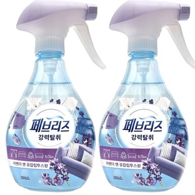 페브리즈 섬유탈취제 용기 370mlX2개 라벤더 앤 유칼리툽스향