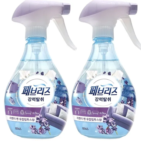 페브리즈 섬유탈취제 용기 370mlX2개 라벤더 앤 유칼리툽스향