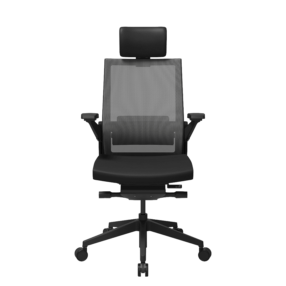 시디즈 T80 책상 의자 천연가죽좌판 HLDA 블랙