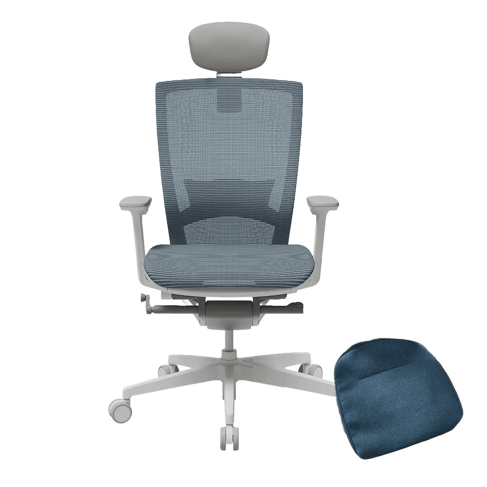 시디즈 T50 에어 책상 의자 좌판커버 세트 화이트 HLDA 블루