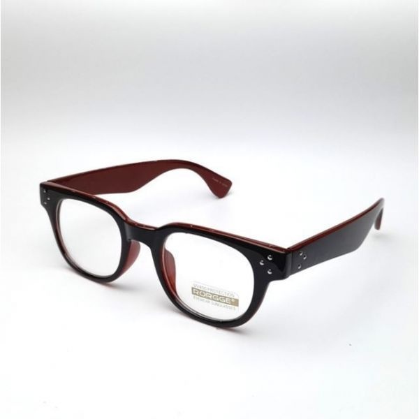 남자 여자 베이직 타원 뿔테 안경 RORGGE A017 128342