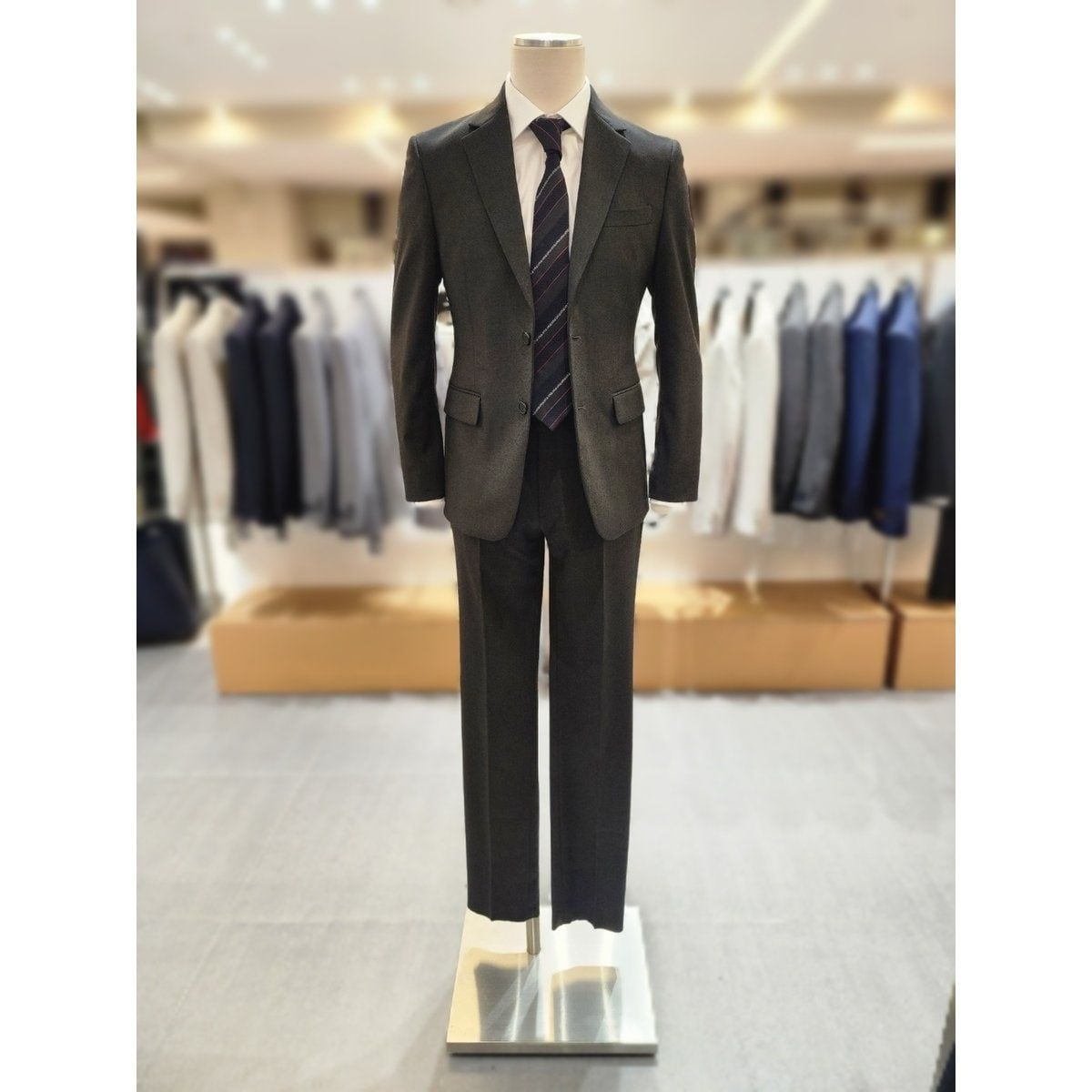 [레노마]<매장정품> renoma [] 23 FW 스트레치 데일리슈트 스판정장 그레이 (RPCISJ43A) 750023