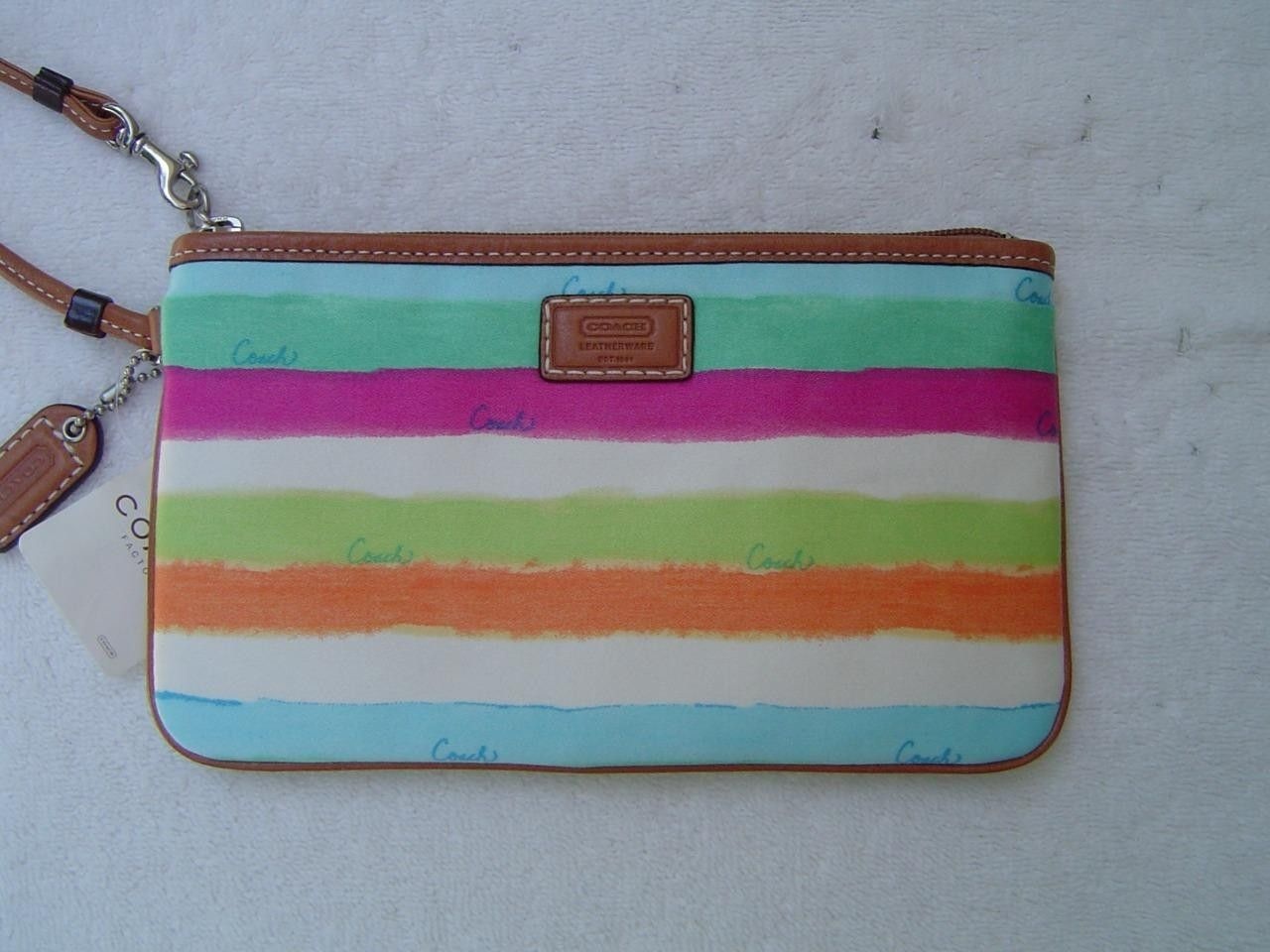 코치 coach [세금포함] [정품] NEW 진본의 HAMPTON WATER색상 대 WRISTLET #41194 지갑 카드지갑 동전지갑 반지갑 3225317 37672204