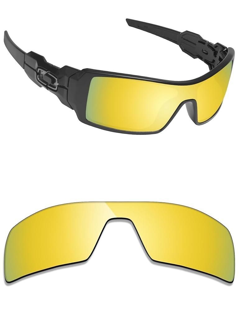 Alphax Tracer 옐로우 비편광 교체 렌즈 오클리 오일 리그용 276254