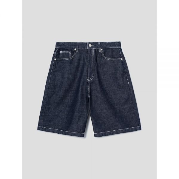 에잇세컨즈 8SECONDS 버뮤다 생지 데님 네이비 169807