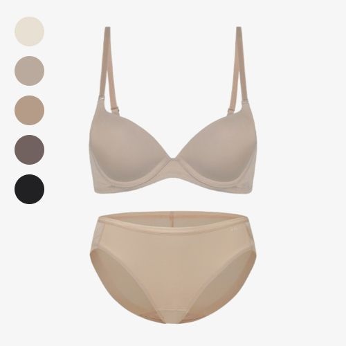 매장정품 휠라 filaunderwear 에센셜 클래식 와이어 브라팬티 3종(햄비키니사각) 택1 세트 5colors(FI253BR