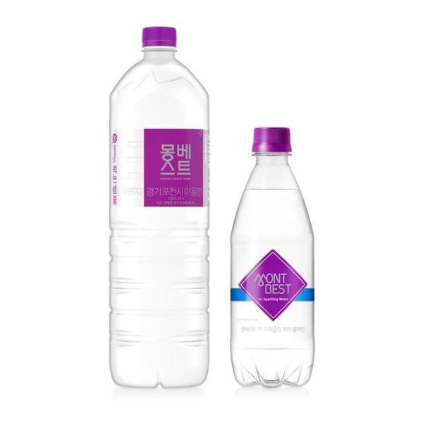 프리미엄 몽베스트 생수 물 2Lx12병+탄산음료 플레인 500mLx20병