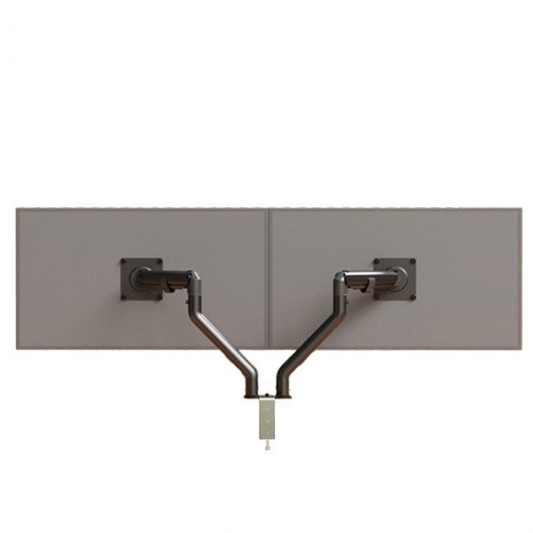 M8 듀얼 모니터암 32  고중량 거치대 컴퓨터 책상 업무 PC방 모니터 스탠드 받침대