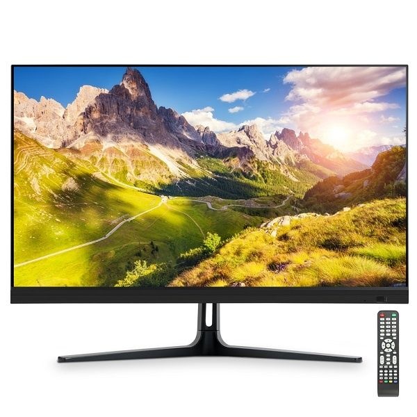 24인치 모니터 겸용 TV 리모컨 스피커 RGB HDMI RF USB 재생