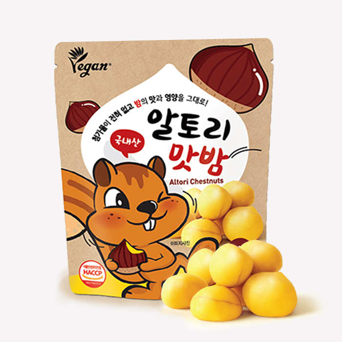 [롯데온]국산 100% 알토리 맛밤 50g 10봉 (16,610원/무료)
