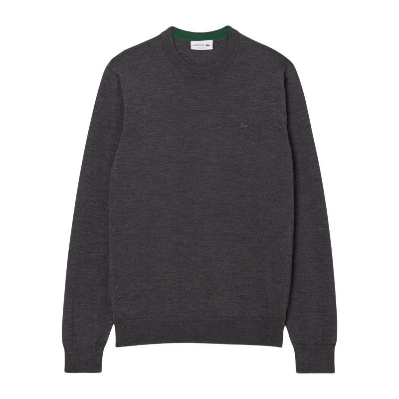 라코스테 크루넥 리브 커프스 풀오버 스웨터 AH1969 050C