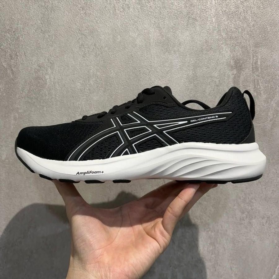 아식스 [해외] 아식스 젤 컨텐드 9 남성 러닝화 엑스트라 와이드 4E 운동화 블랙 1011B882
