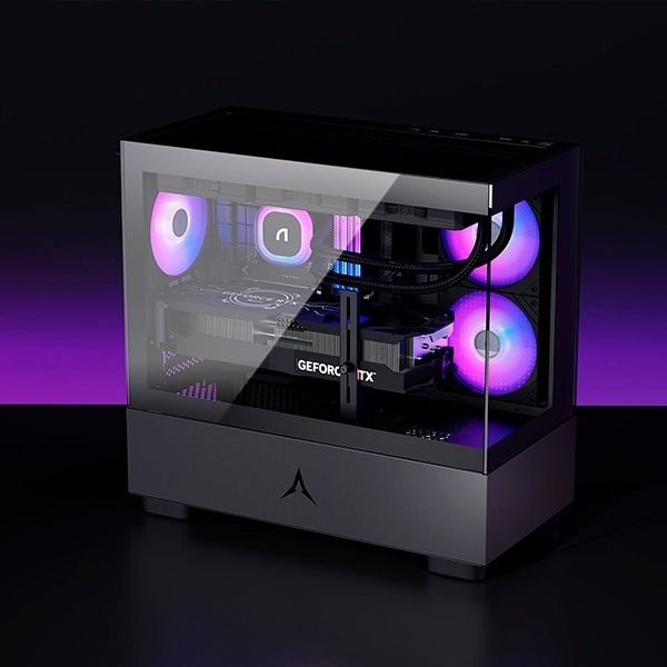 ABKO U40M 웨일샤크 ARGB BTF 미니타워 블랙