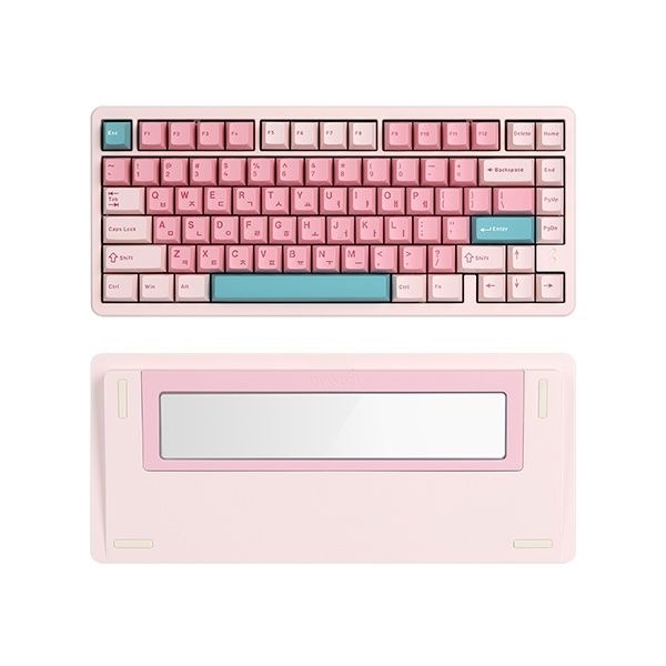 UnKnown SPM 유,무선 블루투스 기계식 키보드, 조약돌75 알루미늄 파우더 핑크