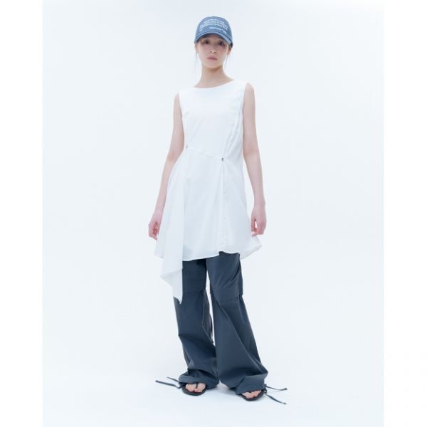 <매장정품> 미세키서울 MISEKI SEOUL Billow sheer sleeveless one piece IVORY MSK252OP01IV 190501