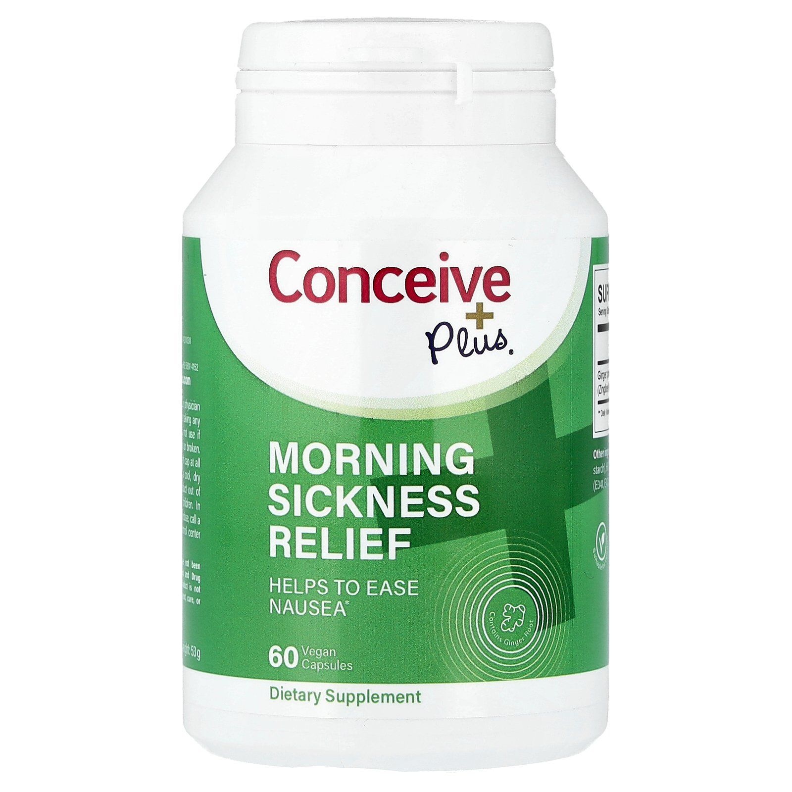 컨시브 플러스 Conceive Plus, 입덧 완화, 베지 캡슐 60정캡슐 1정당 500mg118576