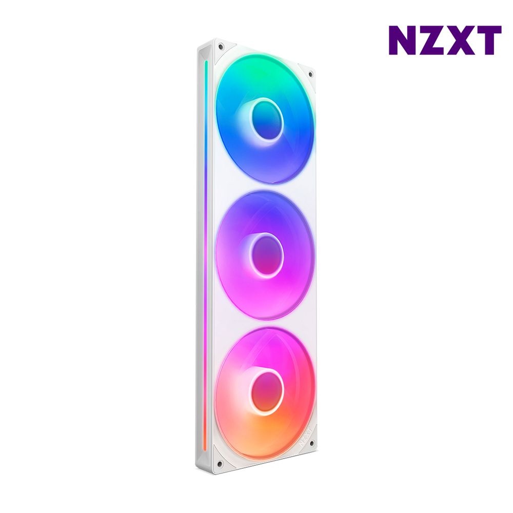 NZXT F360 RGB CORE 화이트 일체형쿨링팬 시스템팬