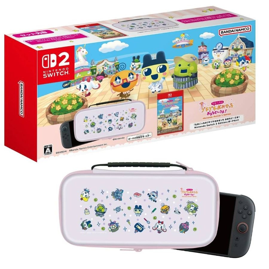 [해외] 닌텐도 스위치2 다마고치 푸치푸치 오미세치 오마치도사마 파우치 세트 Nintendo
