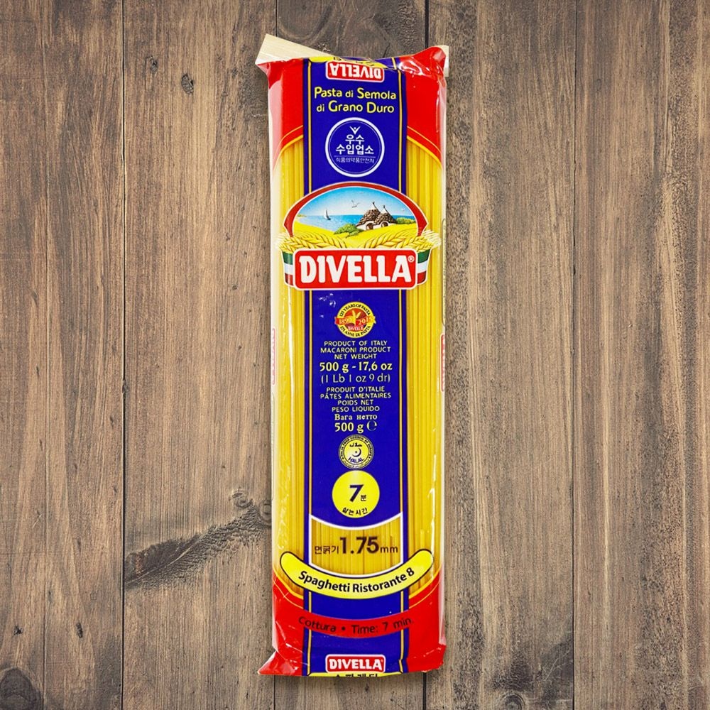 DIVELLA 디벨라 스파게티 8번 500g