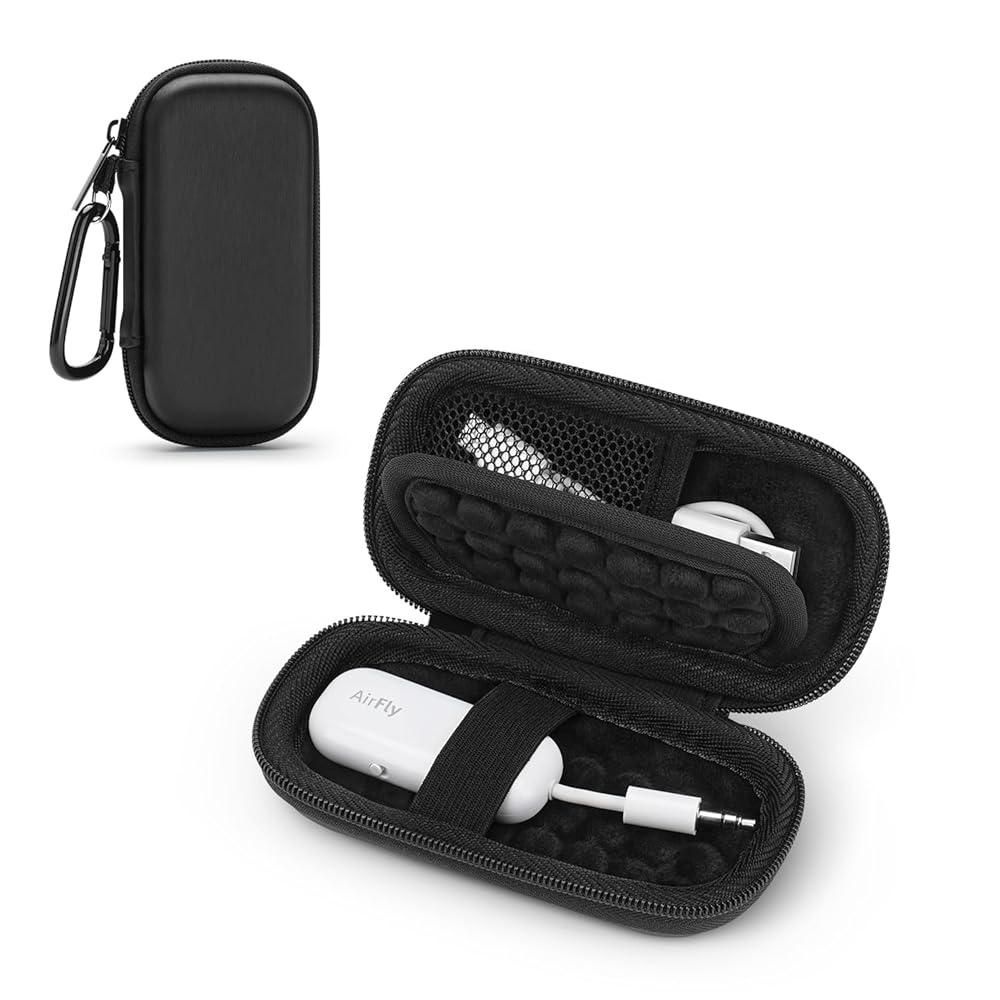 [해외] AirFly SE/Pro V2/Pro/Duo용 하드 케이스 Avantree Relay/1Mii 블루투스 무선 송신기 수신기 USB 케이블 어댑터 메모리 카드 U