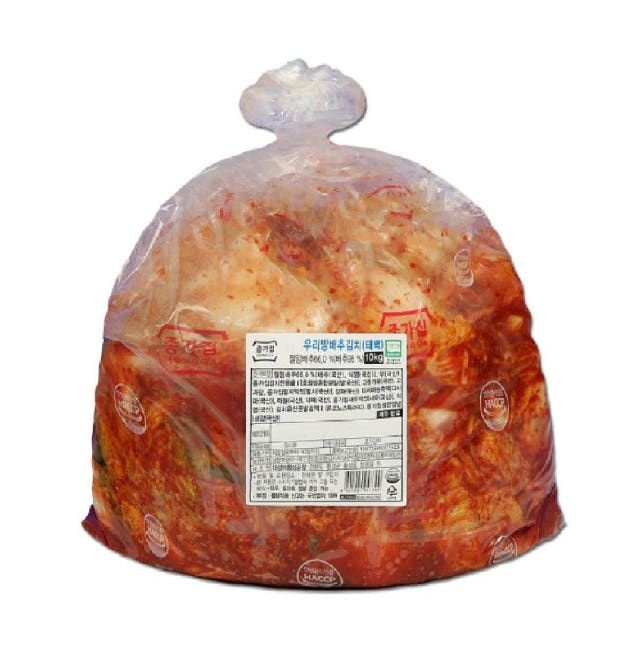 종가집 국산 포기김치 태백 10kg 우리땅 배추김치