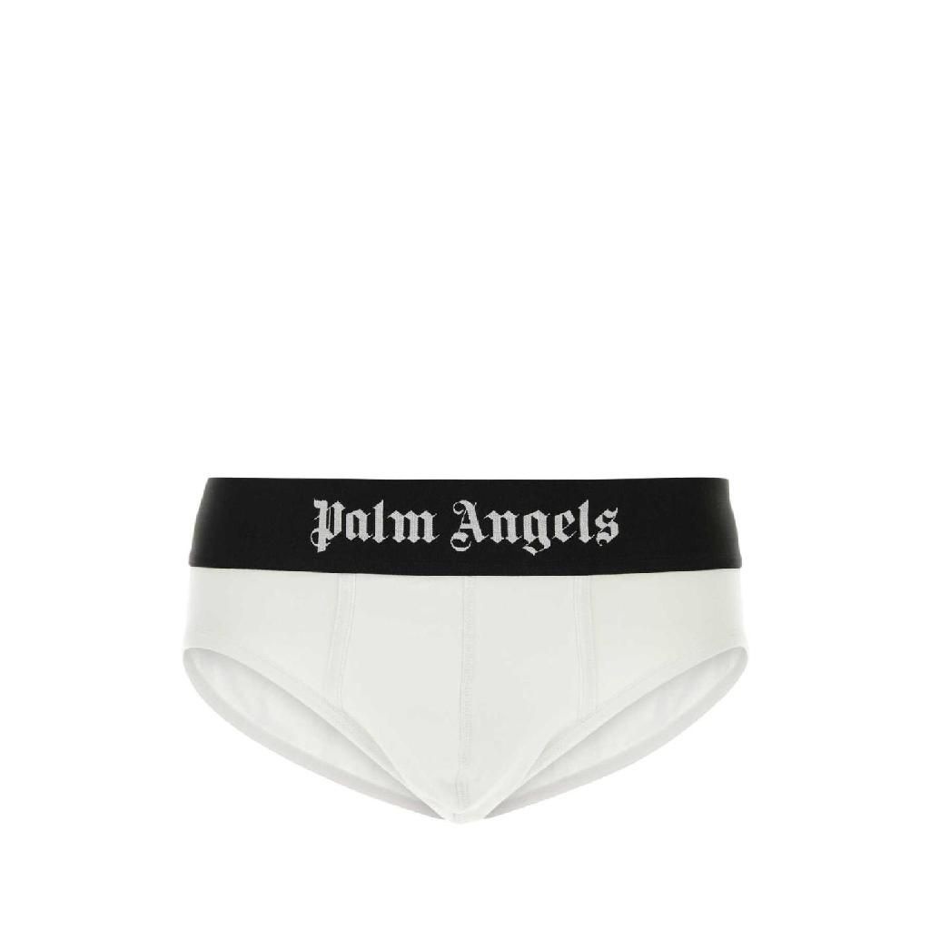 [해외] 팜엔젤스 PALM ANGELS White stretch cotton brief set PMUF002C99FAB001 0110
