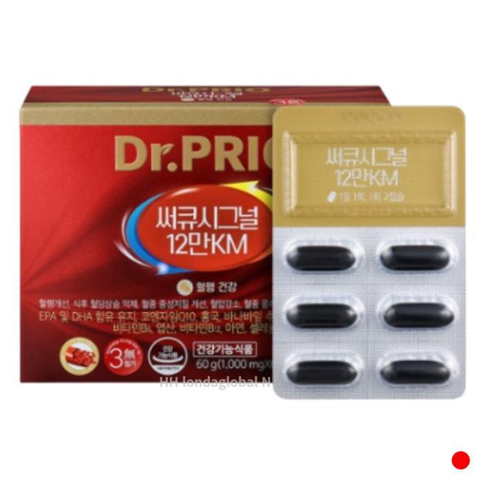 엠에스바이오텍 닥터프리오 써큐시그널 12만KM 혈행 혈당  60캡슐