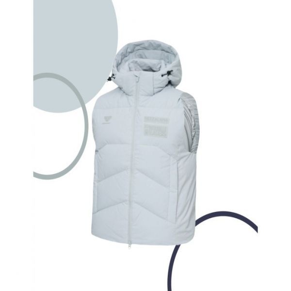 브랜드정품 다이나핏 DYNAFIT PACE-UP (페이스업) 남녀공용 미들 다운 베스트_Light Grey YUW25558C2 283978