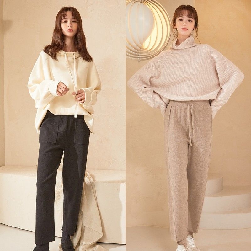 막스스튜디오 [최초가 69,900원] 여성 울 블랜드 니트팬츠 2종세트936168