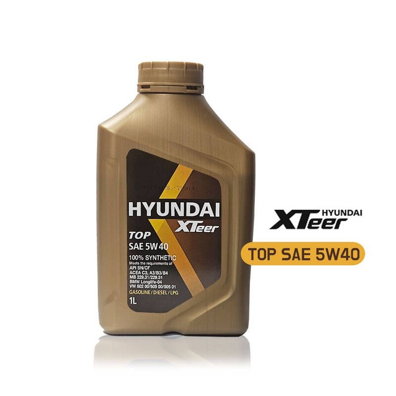 UnKnown 엔진오일 TOP 5W40 Xteer 1현대엑스티어탑 L 오일뱅크 100%최고급 합성유