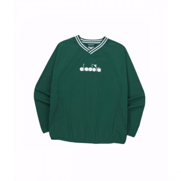 디아도라 diadora V넥 긴팔 피스테 GREEN D5321TPI03GND 306355 [매장상품]