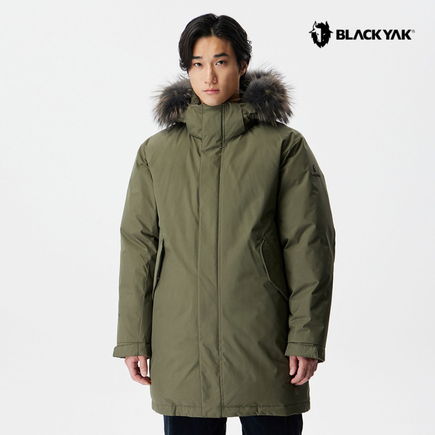 블랙야크 남성 히마 WSP 롱 다운자켓1 구스 82 다운 자켓 1BYPAWU002