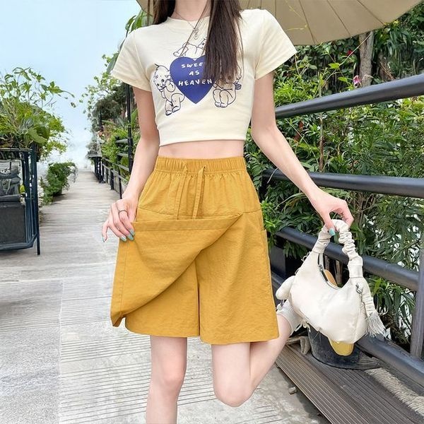 [하프클럽]아히키허리밴딩 치마바지 스테디 쇼츠