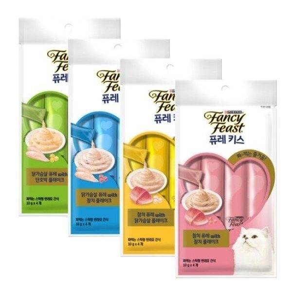 퓨리나 팬시피스트 퓨레키스 10g 4개입 4개세트