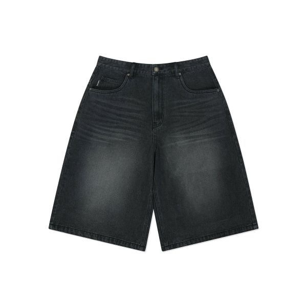 브랜드정품 와키윌리 WACKY WILLY 버뮤다 데님 미들 팬츠 블랙 208076