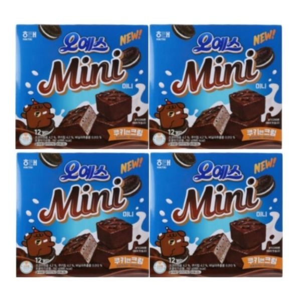 해태제과 오예스 미니 쿠키앤크림 192g 4개