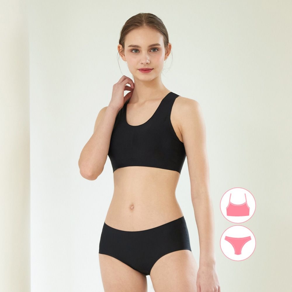 X백 래쉬가드이너 브라+팬티SET BEL-S247K