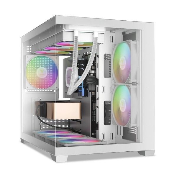 GAMDIAS AURA GC10M ARGB 미니타워 화이트