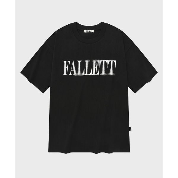 <매장정품> 팔렛 FALLETT 스머지 로고 반팔티 블랙 FA2402ST35BK 183450
