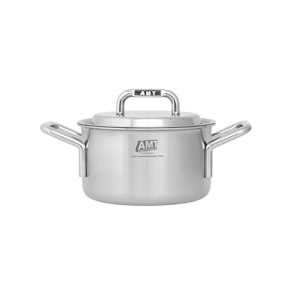 에이엠티 [공식정품] AMT 316Ti스텐 통5중 샤프 양수냄비 16cm