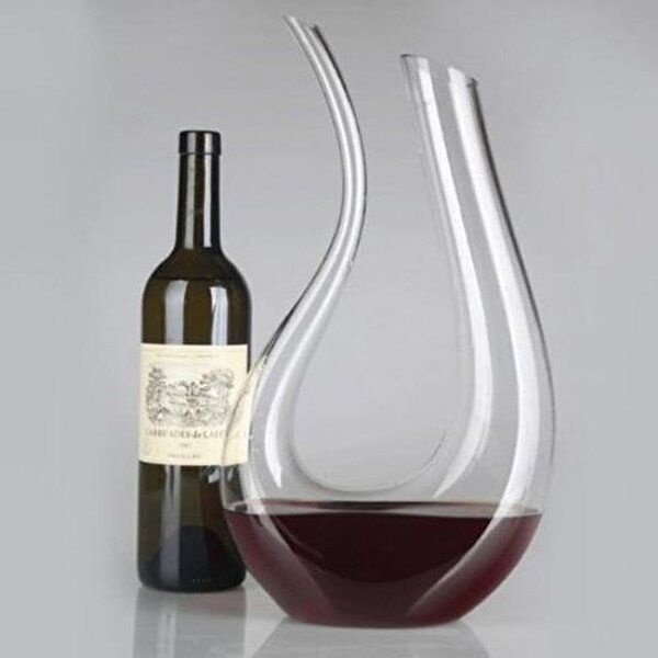 [와인앤쿡]고품질 와인의 정석 크리스탈 와인디켄터 1개 와인용품 와인디켄터 디캔터 디켄팅 와인소품 WFHGYOX