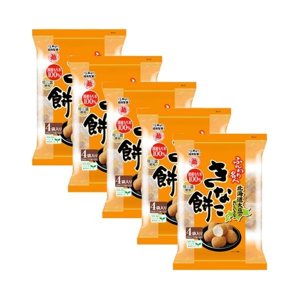 에치고제과 훈와리메이진 키나코 콩가루 모찌 X 5개 세트