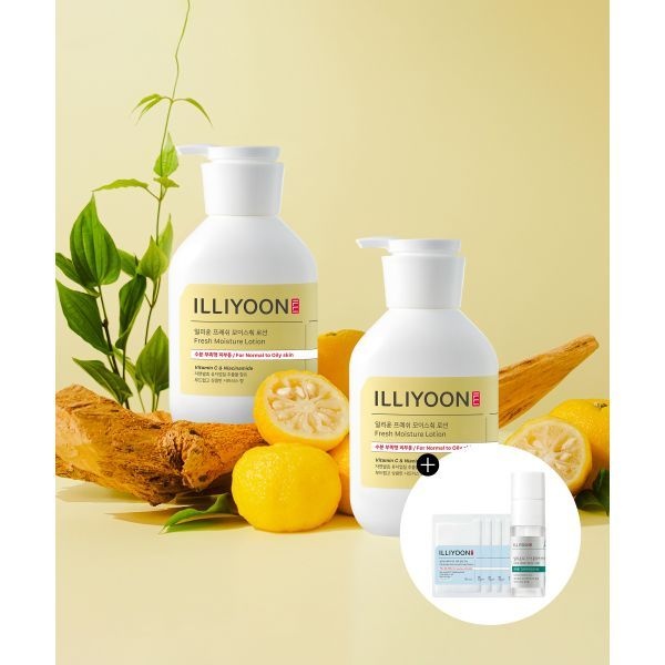 매장정품 ILLIYOON 프레쉬모이스춰 바디로션 350ml 2입