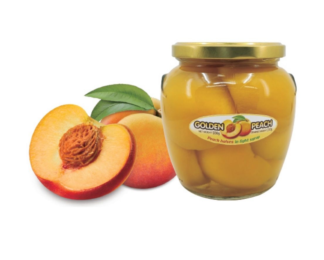 골든피치 그리스 그릭 복숭아 550g/후르츠 병조림 680g (크로노스 골든 피치 550g (유리병))