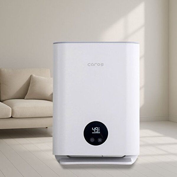 [캐로스]캐로스 UV살균 자연 기화식 가습기 대용량 통세척 사무실 공기청정 세척편한 아이방 무드등