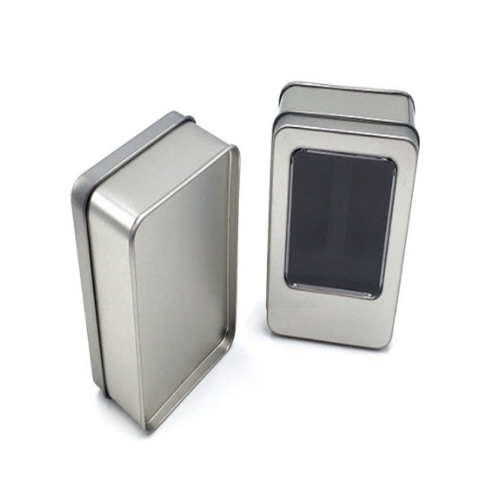 포토 카드 틴케이스 투명 실버 탑로더