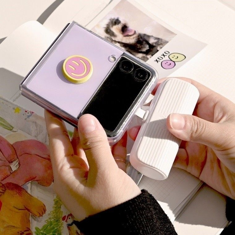 (주)밸류엠 언제 어디서나 스마트폰충전기 5000mAh 보조배터리 도킹형 간편휴대 갤럭시 S24울트라 S24U S24플러스 S24