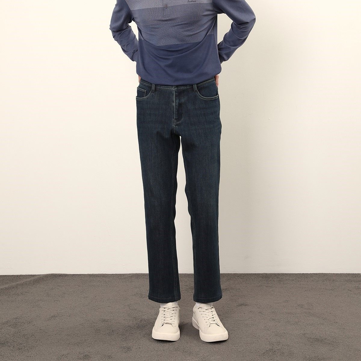 [롯데백화점] 인디안 베이직핏 본딩 겨울 데님 MIUDL4W946156L