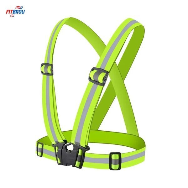 [하프클럽]핏브루 형광 안전 연두 조끼 작업 신호수 단체 안전관리자 야간 러닝 봉사활동 등산 자원봉사자